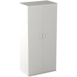 NEXT DAY Vogue Essential White Office Cupboards -Office Furniture 089738