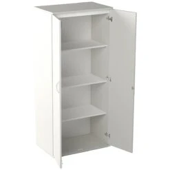 NEXT DAY Vogue Essential White Office Cupboards -Office Furniture 089740