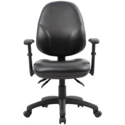 Comfort Ergo 3-Lever Leather Operator Chairs -Office Furniture 090863