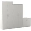 NEXT DAY Vogue Essential White Office Cupboards -Office Furniture 090972