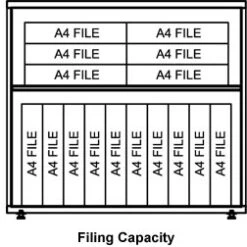 Solar Essential Desk High Bookcases -Office Furniture 091026
