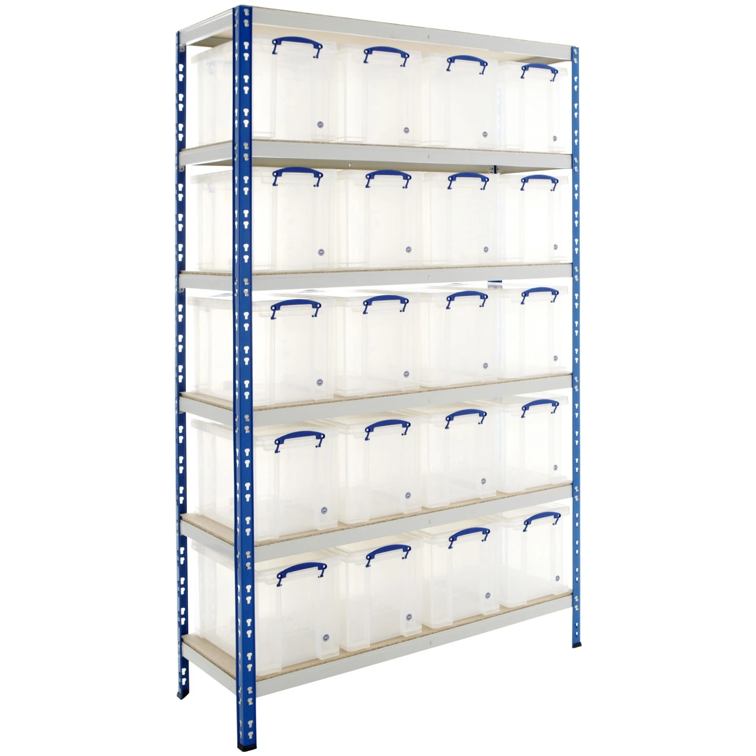 BiG340 Shelving Bay With 20 X 24 Litre Really Useful Boxes 4 BiG340 Shelving Bay With 20 X 24 Litre Really Useful Boxes - Image 2
