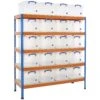 BIG400 Racking Bay With 20 X 48 Litre Really Useful Boxes -Office Furniture 093096