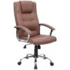 Loughborough Leather Faced Manager Brown 1 Loughborough Leather Faced Manager Brown -Office Furniture 094836