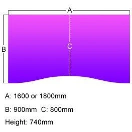 Elite Kassini Double Wave Desks 9 Elite Kassini Double Wave Desks - Image 7