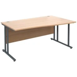 Braemar Pro Cantilever Wave Desks -Office Furniture 099223