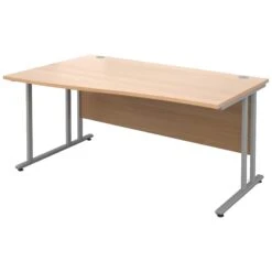 Braemar Pro Cantilever Wave Desks -Office Furniture 099224