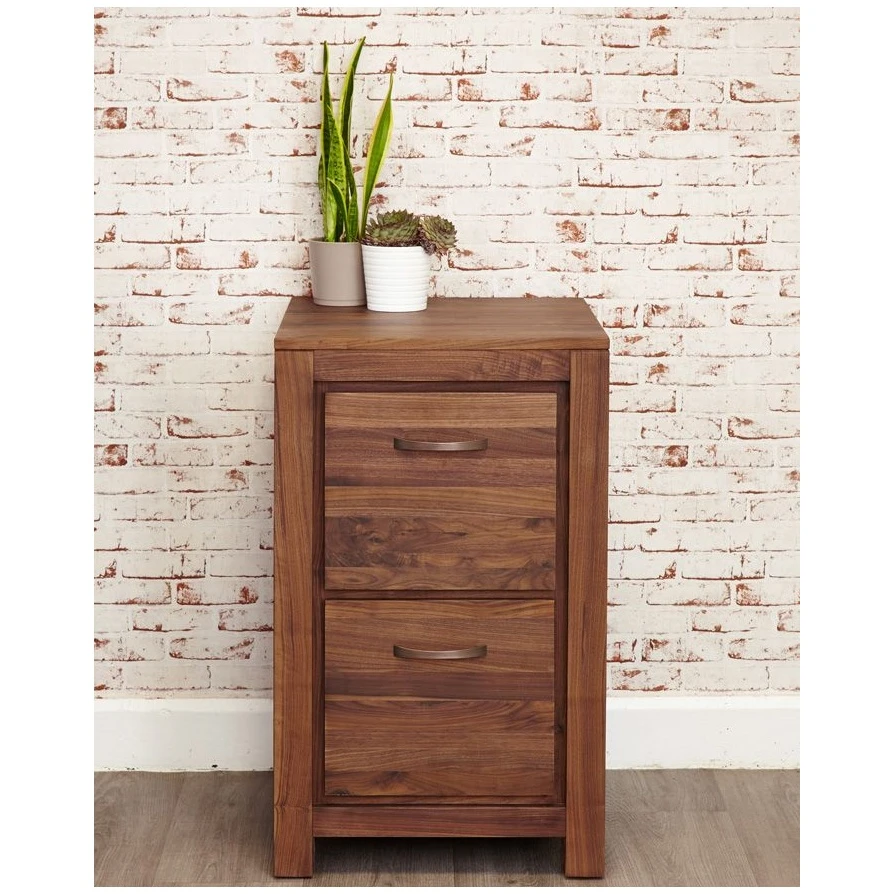 Fernhurst Solid Walnut Filing Cabinets 4 Fernhurst Solid Walnut Filing Cabinets - Image 2