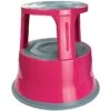 GS Premium Pink Steel Kick Step 2 GS Premium Pink Steel Kick Step -Office Furniture 099299
