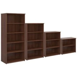Malbec II Walnut Bookcases -Office Furniture 099346