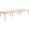 Parallel Triple Back To Back Bench Desk 1 Parallel Triple Back To Back Bench Desk -Office Furniture 100165