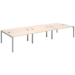 Parallel Triple Back To Back Bench Desk -Office Furniture 100166