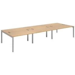 Parallel Triple Back To Back Bench Desk -Office Furniture 100167