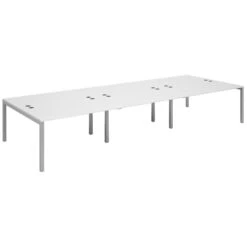 Parallel Triple Back To Back Bench Desk -Office Furniture 100169