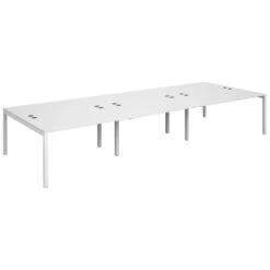 Parallel Triple Back To Back Bench Desk -Office Furniture 100174