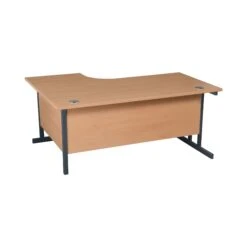 Karbon K3 Ergonomic Deluxe Cantilever Desk With Low Mobile Pedestal -Office Furniture 100230