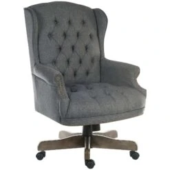 Chairman Grey Traditional Manager Chair -Office Furniture 100562