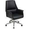 Porto Medium Back Bonded Leather Manager Chair -Office Furniture 100754