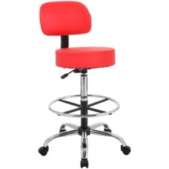 Jota Anti-Bac Vinyl Draughtsman Chair -Office Furniture 100855