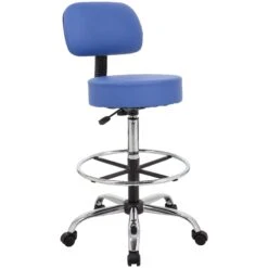 Jota Anti-Bac Vinyl Draughtsman Chair -Office Furniture 100856