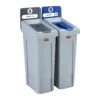 Rubbermaid Slim Jim Make Your Own Recycling Station 2 Rubbermaid Slim Jim Make Your Own Recycling Station -Office Furniture 101188
