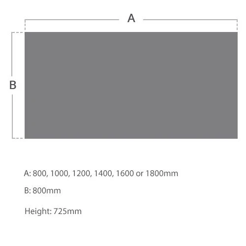 NEXT DAY Unite II Rectangular Tubular Leg Tables 5 NEXT DAY Unite II Rectangular Tubular Leg Tables - Image 3