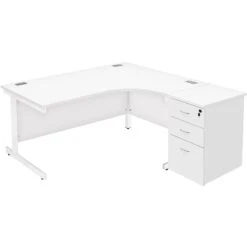 NEXT DAY Commerce II Ergonomic Desks With Desk High Pedestal 26 NEXT DAY Commerce II Ergonomic Desks With Desk High Pedestal -Office Furniture 102532