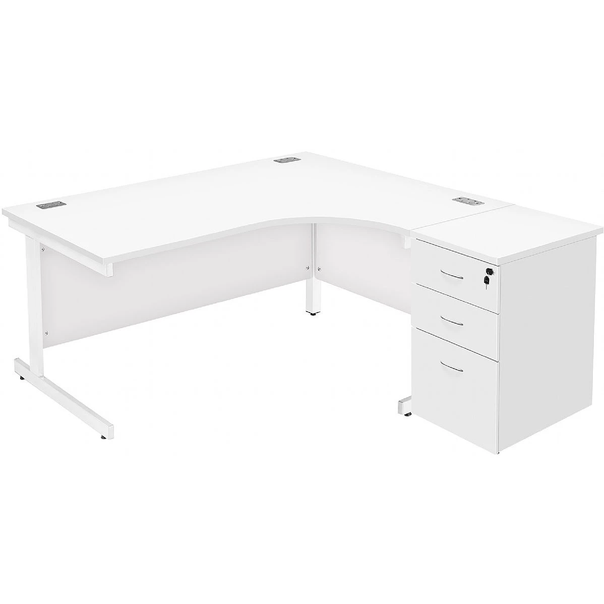 NEXT DAY Commerce II Ergonomic Desks With Desk High Pedestal 10 NEXT DAY Commerce II Ergonomic Desks With Desk High Pedestal - Image 8