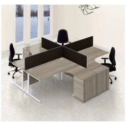 NEXT DAY Commerce II Ergonomic Desks With Desk High Pedestal 35 NEXT DAY Commerce II Ergonomic Desks With Desk High Pedestal -Office Furniture 102541