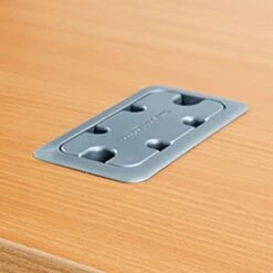 Commerce II Rectangular Desks With Desk High Pedestal -Office Furniture 102567