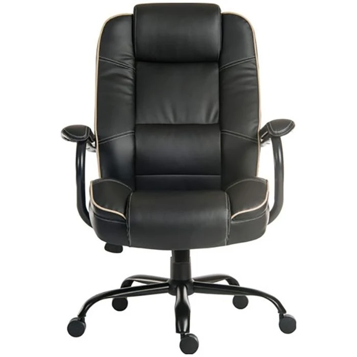 Goliath Duo Bariatric 24 Hour 27 Stone Black Leather Faced Manager Chair 4 Goliath Duo Bariatric 24 Hour 27 Stone Black Leather Faced Manager Chair - Image 2