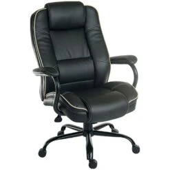 Goliath Duo Bariatric 24 Hour 27 Stone Black Leather Faced Manager Chair