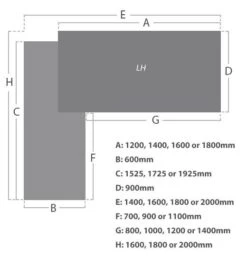 Presence Two Tone Executive Radial Workstation -Office Furniture 102636