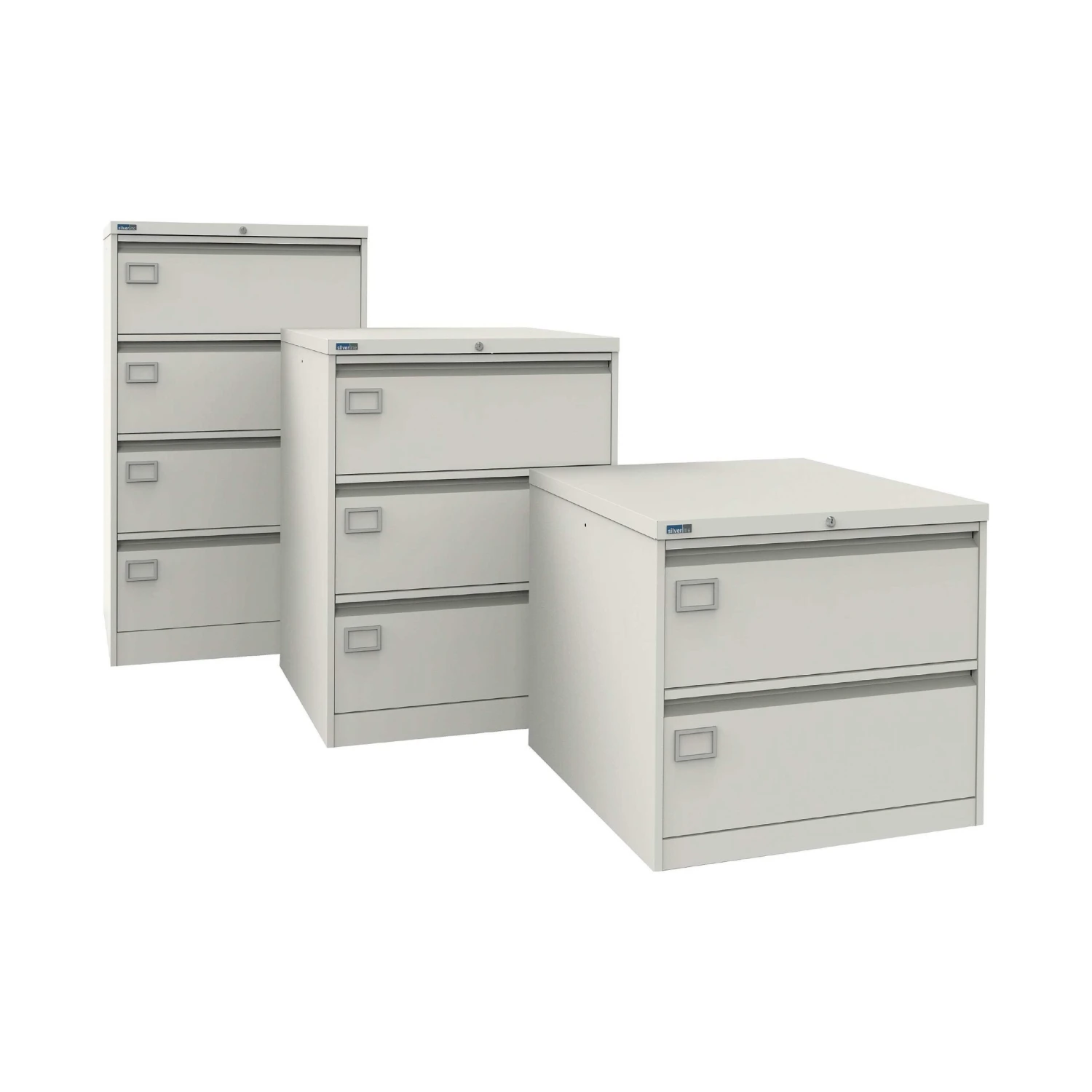 Silverline Side Filing Cabinets 6 Silverline Side Filing Cabinets - Image 4