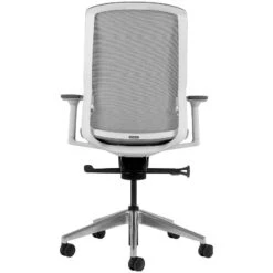 Bestuhl J1 White & Grey Mesh Task Chair -Office Furniture 103014