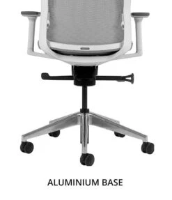 Bestuhl J1 White & Grey Mesh Task Chair -Office Furniture 103018