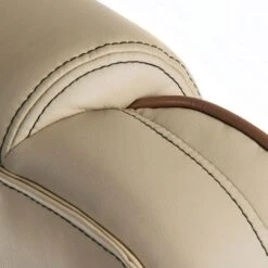 Goliath Duo Bariatric 24 Hour 27 Stone Cream Leather Faced Manager Chair -Office Furniture 103034