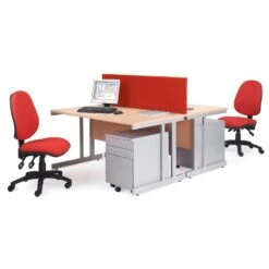 NEXT DAY Pulse Rectangular Cantilever Desk -Office Furniture 103171