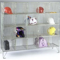 Personal Effects Wire Mesh Lockers With Doors