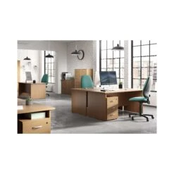 Karbon K2 Rectangular Panel End Desk -Office Furniture 103750