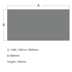NEXT DAY InterAct Rectangular Bench Desk -Office Furniture 104129