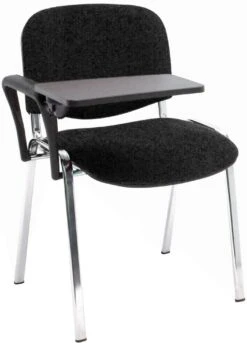 Swift Chrome Frame Conference Chairs With Plastic Writing Tablet (4 Pack) 10 Swift Chrome Frame Conference Chairs With Plastic Writing Tablet (4 Pack) -Office Furniture 104140