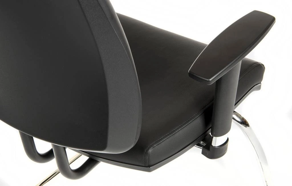 Titan 25 Stone Leather Look Visitor Chair 5 Titan 25 Stone Leather Look Visitor Chair - Image 3