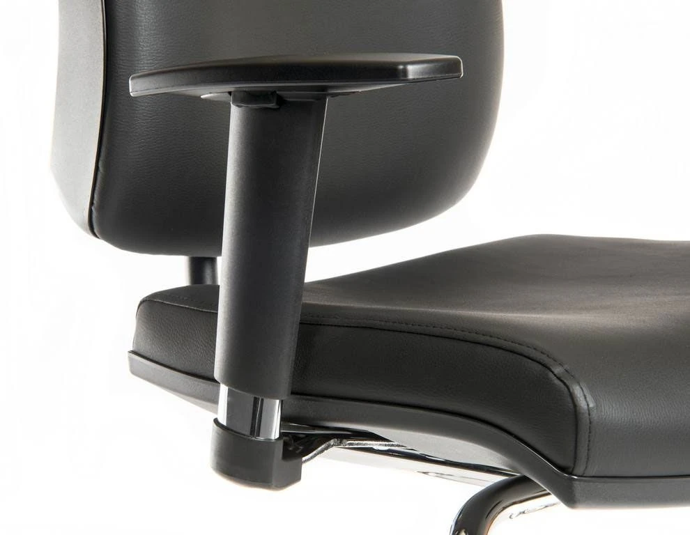 Titan 25 Stone Leather Look Visitor Chair 6 Titan 25 Stone Leather Look Visitor Chair - Image 4