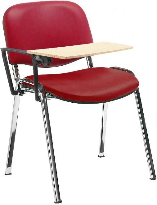 Swift Vinyl Conference Chair Chrome Frame With Wooden Writing Tablet (Pack Of 4 Chairs) 5 Swift Vinyl Conference Chair Chrome Frame With Wooden Writing Tablet (Pack Of 4 Chairs) - Image 3