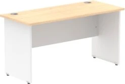 NEXT DAY InterAct Two Tone Rectangular Panel End Compact Desks -Office Furniture 104369