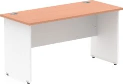 NEXT DAY InterAct Two Tone Rectangular Panel End Compact Desks -Office Furniture 104370