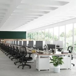 NEXT DAY InterAct Sliding Top Back To Back 2 Person Bench Desk 17 NEXT DAY InterAct Sliding Top Back To Back 2 Person Bench Desk -Office Furniture 104378
