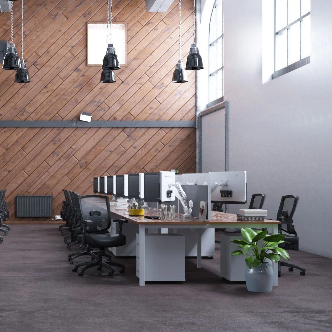 NEXT DAY InterAct Sliding Top Back To Back 2 Person Bench Desk 10 NEXT DAY InterAct Sliding Top Back To Back 2 Person Bench Desk - Image 8