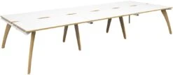 Collab 6 Person Back To Back Desks -Office Furniture 104442